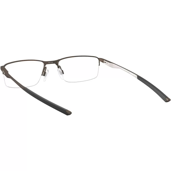 imageOakley Mens Ox3218 Socket 55 Rectangular Prescription Eyeglass FramesSatin LeadDemo Lens