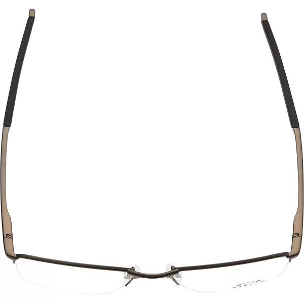 imageOakley Mens Ox3218 Socket 55 Rectangular Prescription Eyeglass FramesSatin LeadDemo Lens