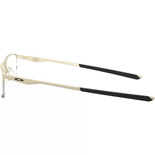 imageOakley Mens Ox3218 Socket 55 Rectangular Prescription Eyeglass FramesSatin Light GoldDemo Lens