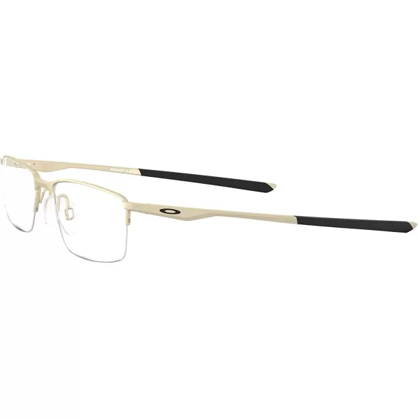imageOakley Mens Ox3218 Socket 55 Rectangular Prescription Eyeglass FramesSatin Light GoldDemo Lens