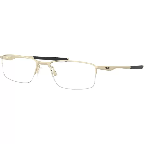 imageOakley Mens Ox3218 Socket 55 Rectangular Prescription Eyeglass FramesSatin Light GoldDemo Lens