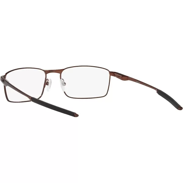 imageOakley Mens Ox3227 Fuller Rectangular Prescription Eyeglass FramesBrushed GrenacheDemo Lens