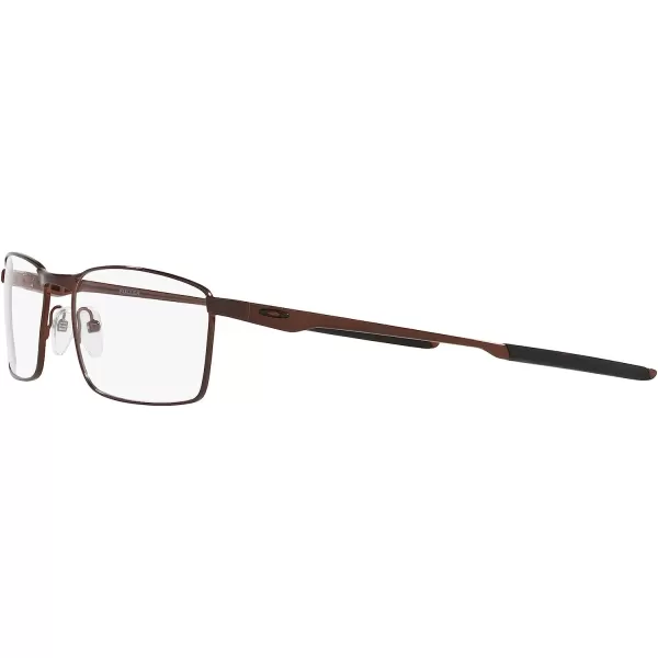 imageOakley Mens Ox3227 Fuller Rectangular Prescription Eyeglass FramesBrushed GrenacheDemo Lens