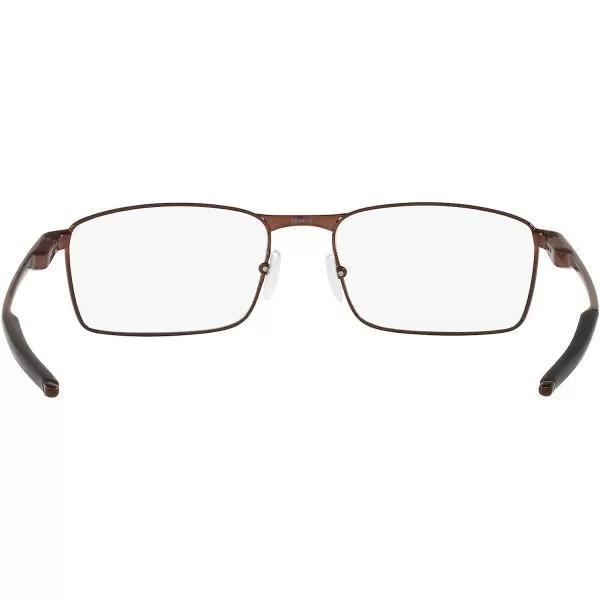 imageOakley Mens Ox3227 Fuller Rectangular Prescription Eyeglass FramesBrushed GrenacheDemo Lens