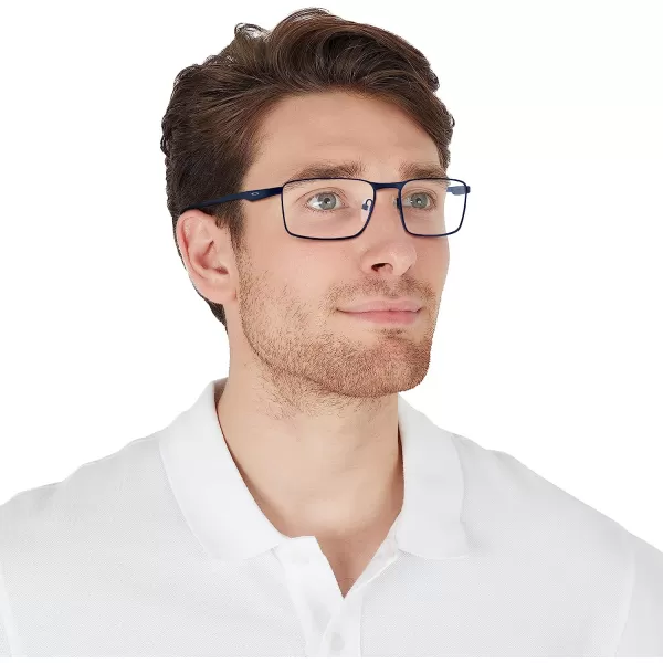 imageOakley Mens Ox3227 Fuller Rectangular Prescription Eyeglass FramesMatte MidnightDemo Lens