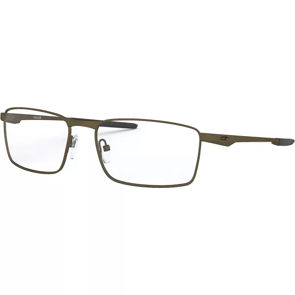 imageOakley Mens Ox3227 Fuller Rectangular Prescription Eyeglass FramesPewterDemo Lens