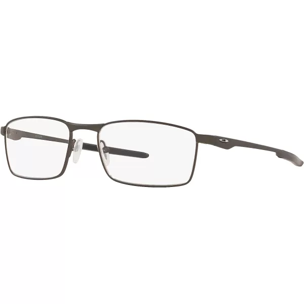 imageOakley Mens Ox3227 Fuller Rectangular Prescription Eyeglass FramesSatin LeadDemo Lens