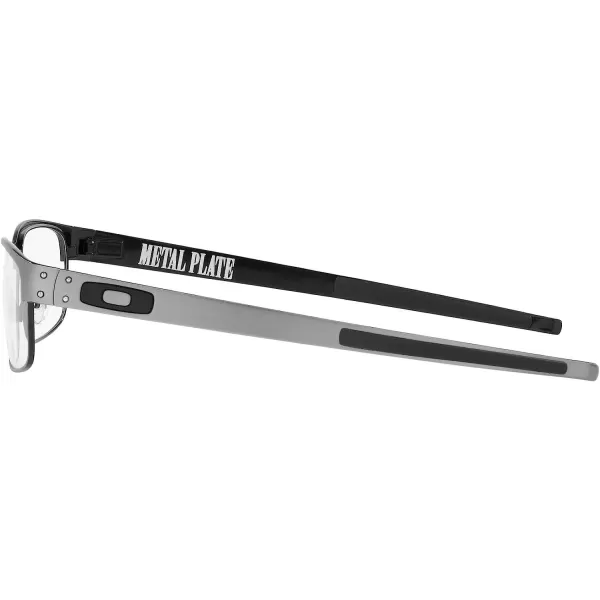 imageOakley Mens Ox5038 Metal Plate Titanium Rectangular Prescription Eyeglass FramesLightDemo Lens
