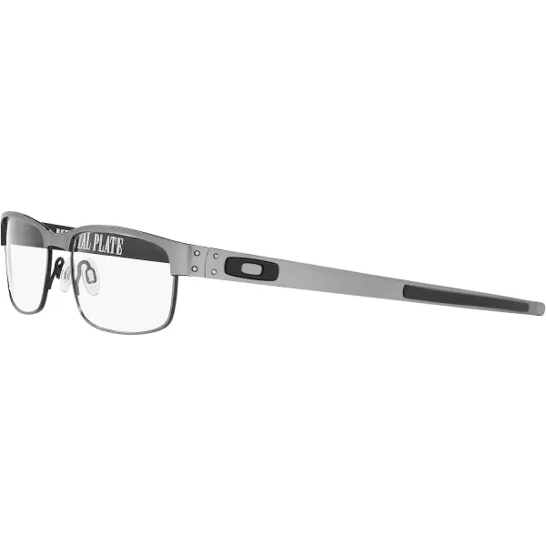 imageOakley Mens Ox5038 Metal Plate Titanium Rectangular Prescription Eyeglass FramesLightDemo Lens