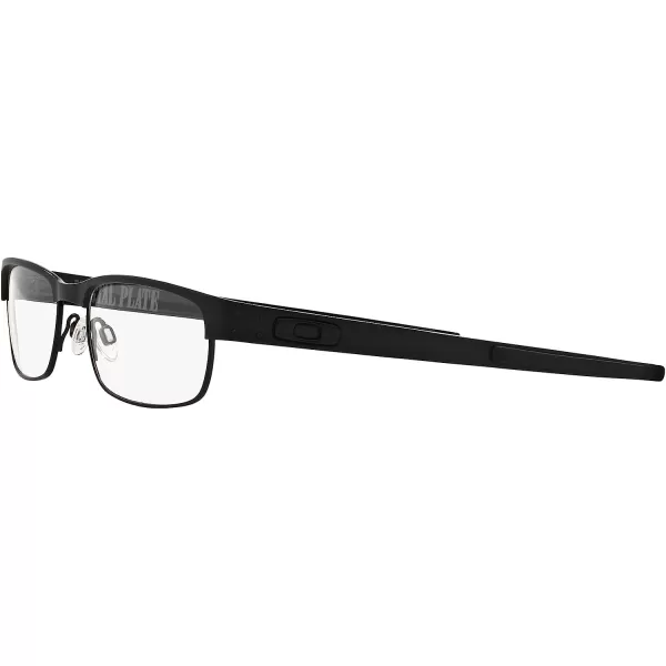 imageOakley Mens Ox5038 Metal Plate Titanium Rectangular Prescription Eyeglass FramesMatte BlackDemo Lens