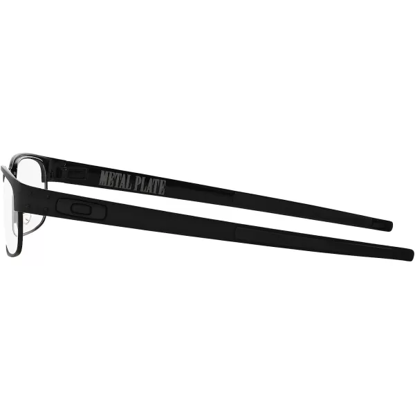 imageOakley Mens Ox5038 Metal Plate Titanium Rectangular Prescription Eyeglass FramesMatte BlackDemo Lens