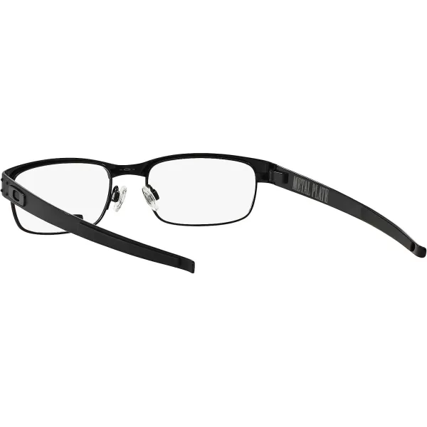 imageOakley Mens Ox5038 Metal Plate Titanium Rectangular Prescription Eyeglass FramesMatte BlackDemo Lens