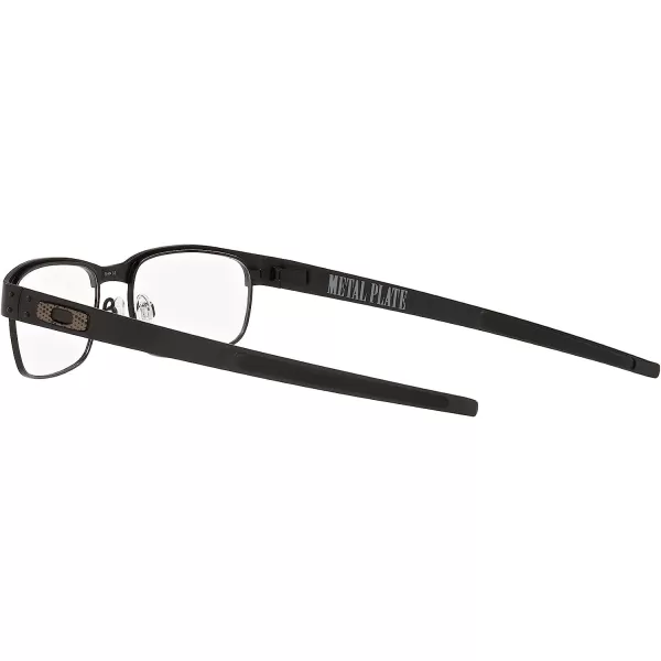 imageOakley Mens Ox5038 Metal Plate Titanium Rectangular Prescription Eyeglass FramesSatin BlackDemo Lens