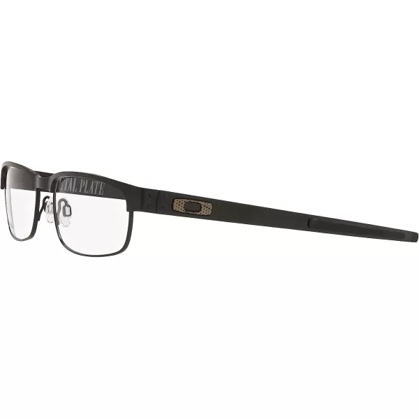 imageOakley Mens Ox5038 Metal Plate Titanium Rectangular Prescription Eyeglass FramesSatin BlackDemo Lens