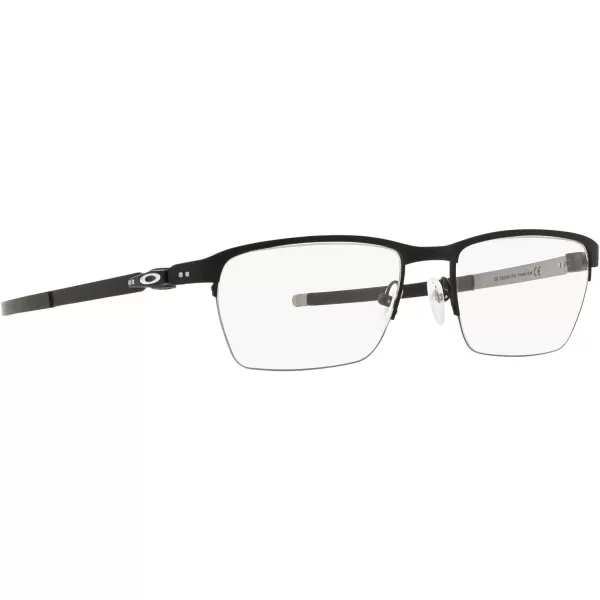 imageOakley Mens Ox5099 Tincup 05 Ti Square Prescription Eyeglass FramesPowder CoalDemo Lens