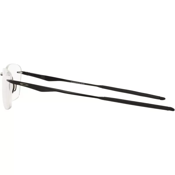 imageOakley Mens Ox5115 Wingfold Evs Square Prescription Eyeglass FramesSatin BlackDemo Lens