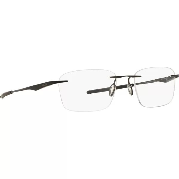 imageOakley Mens Ox5115 Wingfold Evs Square Prescription Eyeglass FramesSatin BlackDemo Lens
