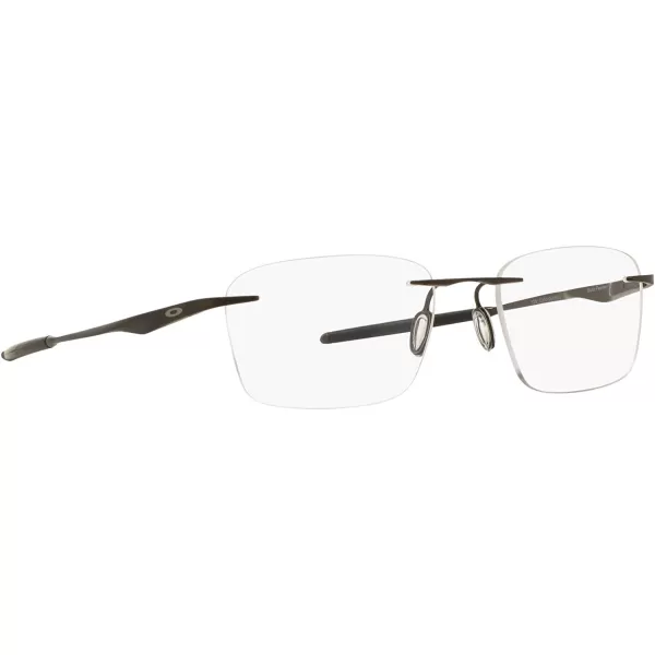 imageOakley Mens Ox5115 Wingfold Evs Square Prescription Eyeglass FramesSatin PewterDemo Lens
