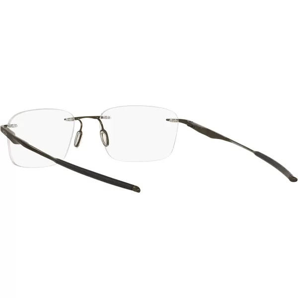 imageOakley Mens Ox5115 Wingfold Evs Square Prescription Eyeglass FramesSatin PewterDemo Lens