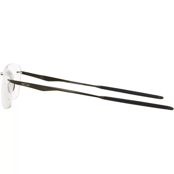 imageOakley Mens Ox5115 Wingfold Evs Square Prescription Eyeglass FramesSatin PewterDemo Lens