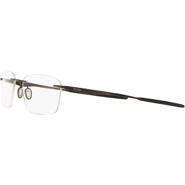 imageOakley Mens Ox5115 Wingfold Evs Square Prescription Eyeglass FramesSatin PewterDemo Lens