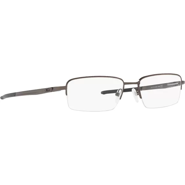 imageOakley Mens Ox5125 Gauge 51 Rectangular Prescription Eyeglass FramesPewterDemo Lens