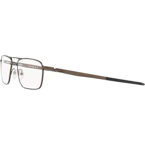 imageOakley Mens Ox5127 Gauge 52 Truss Titanium Square Prescription Eyeglass FramesPewterDemo Lens
