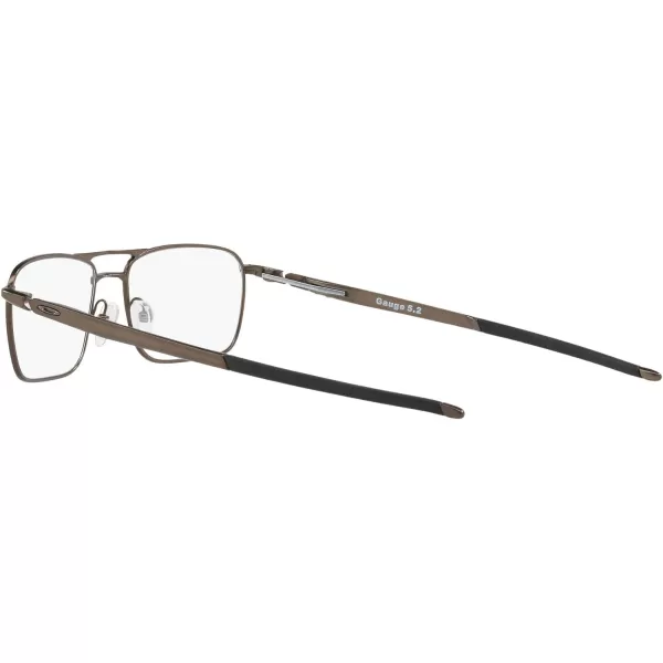 imageOakley Mens Ox5127 Gauge 52 Truss Titanium Square Prescription Eyeglass FramesPewterDemo Lens