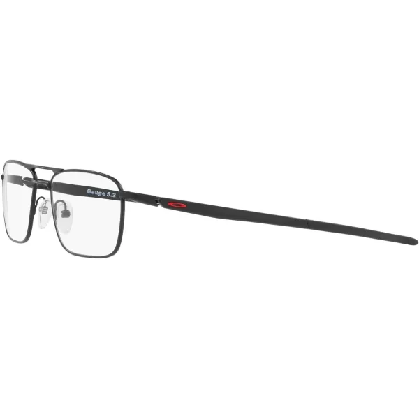 imageOakley Mens Ox5127 Gauge 52 Truss Titanium Square Prescription Eyeglass FramesSatin BlackDemo Lens