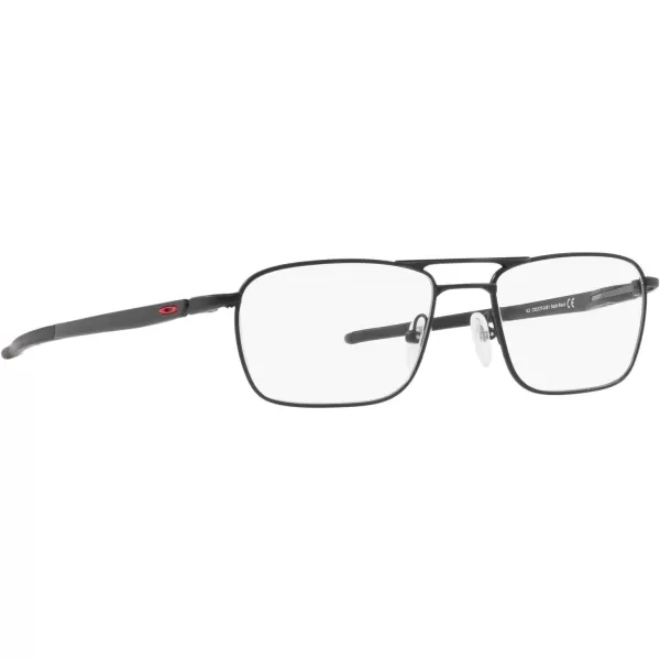 imageOakley Mens Ox5127 Gauge 52 Truss Titanium Square Prescription Eyeglass FramesSatin BlackDemo Lens