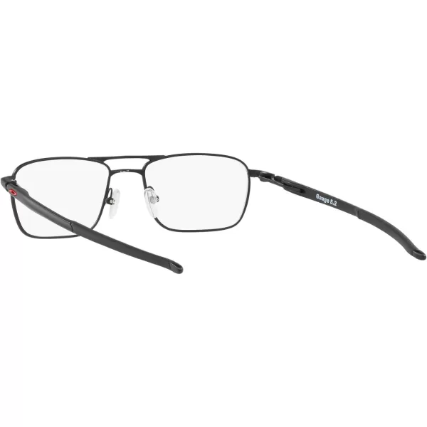 imageOakley Mens Ox5127 Gauge 52 Truss Titanium Square Prescription Eyeglass FramesSatin BlackDemo Lens