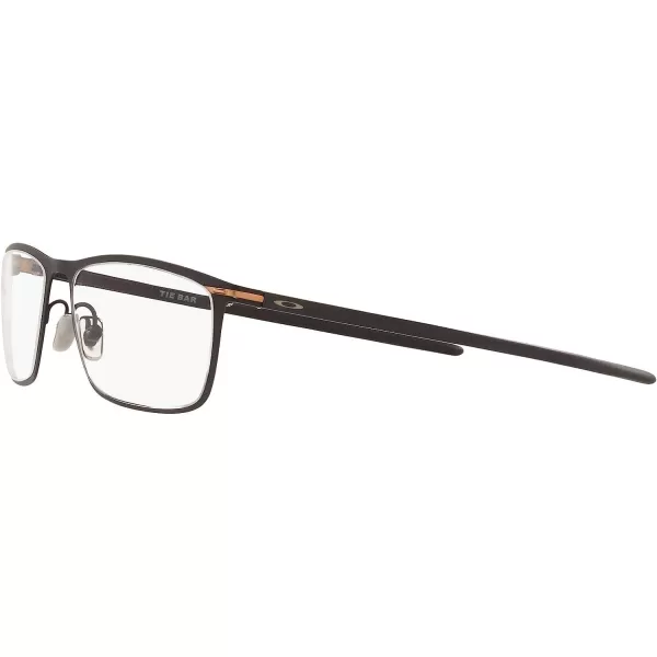 imageOakley Mens Ox5138 Tie Bar Rectangular Prescription Eyewear FramesSatin Black on CopperDemo Lens