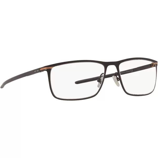imageOakley Mens Ox5138 Tie Bar Rectangular Prescription Eyewear FramesSatin Black on CopperDemo Lens