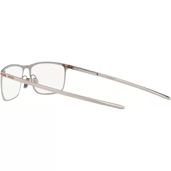 imageOakley Mens Ox5138 Tie Bar Rectangular Prescription Eyewear FramesSatin ChromeDemo Lens