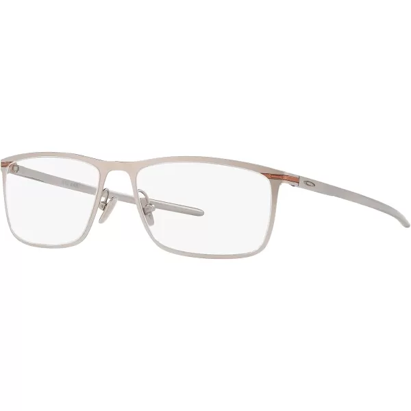 imageOakley Mens Ox5138 Tie Bar Rectangular Prescription Eyewear FramesSatin ChromeDemo Lens