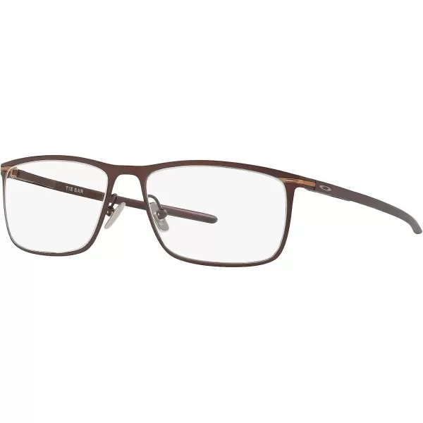 imageOakley Mens Ox5138 Tie Bar Rectangular Prescription Eyewear FramesSatin CortenDemo Lens