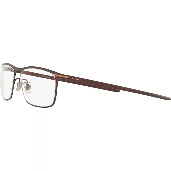 imageOakley Mens Ox5138 Tie Bar Rectangular Prescription Eyewear FramesSatin CortenDemo Lens