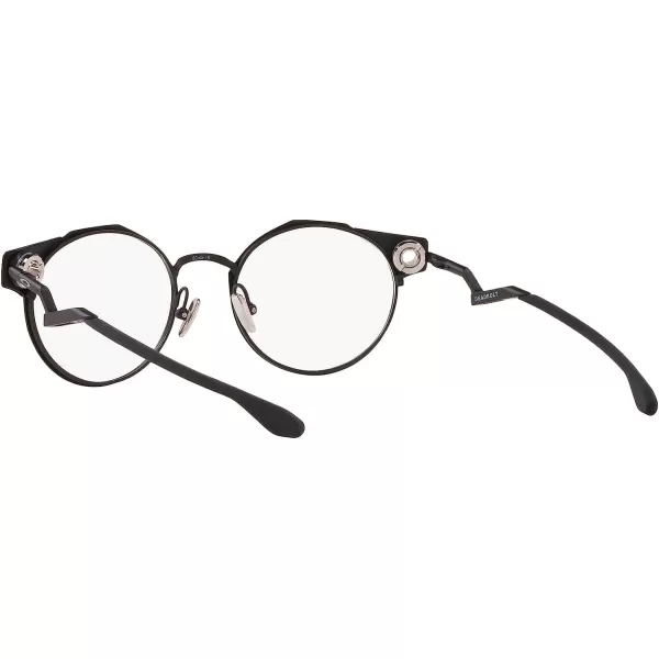imageOakley Mens Ox5141 Deadbolt Round Prescription Eyeglass FramesSatin BlackDemo Lens