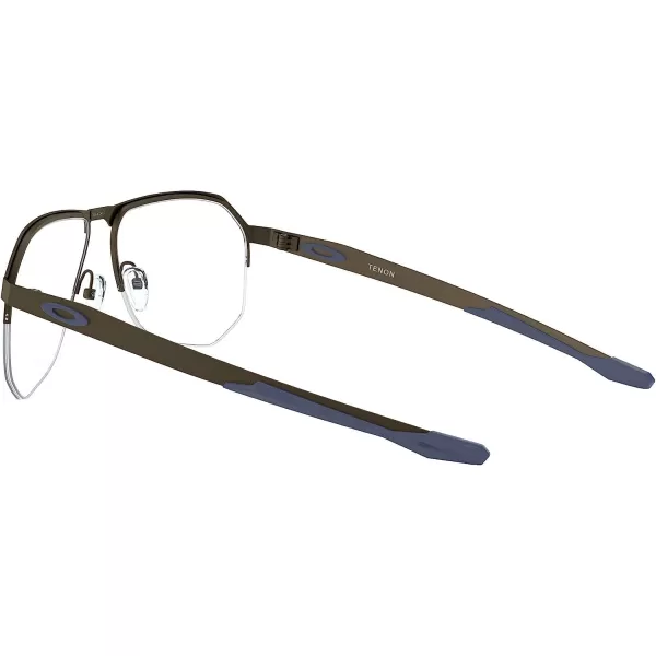 imageOakley Mens Ox5147 Tenon Aviator Prescription Eyeglass FramesSatin PewterDemo Lens