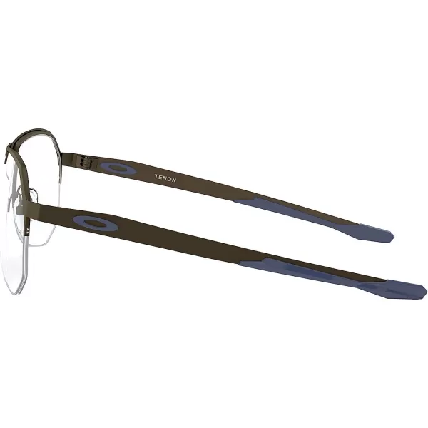 imageOakley Mens Ox5147 Tenon Aviator Prescription Eyeglass FramesSatin PewterDemo Lens