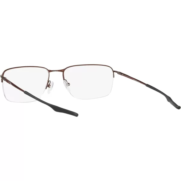 imageOakley Mens Ox5148 Wingback Sq Square Prescription Eyeglass FramesBrushed GrenacheDemo Lens