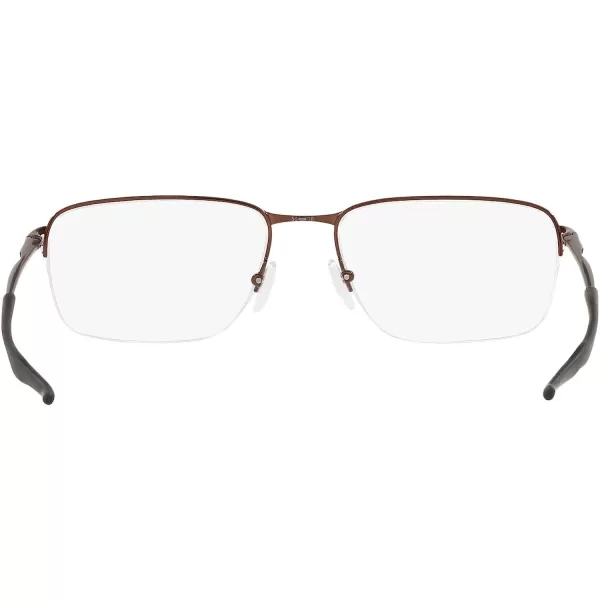 imageOakley Mens Ox5148 Wingback Sq Square Prescription Eyeglass FramesBrushed GrenacheDemo Lens
