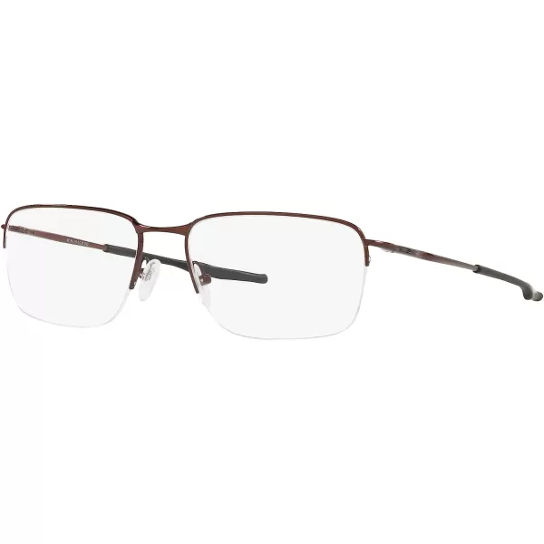 imageOakley Mens Ox5148 Wingback Sq Square Prescription Eyeglass FramesBrushed GrenacheDemo Lens