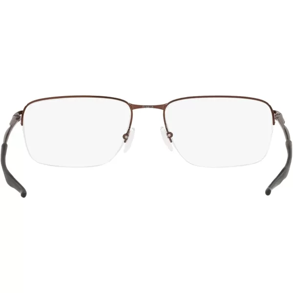 imageOakley Mens Ox5148 Wingback Sq Square Prescription Eyeglass FramesBrushed GrenacheDemo Lens