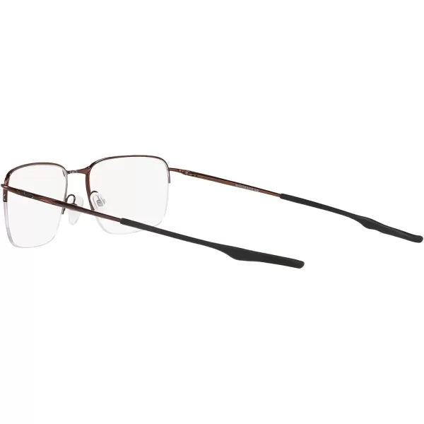 imageOakley Mens Ox5148 Wingback Sq Square Prescription Eyeglass FramesBrushed GrenacheDemo Lens