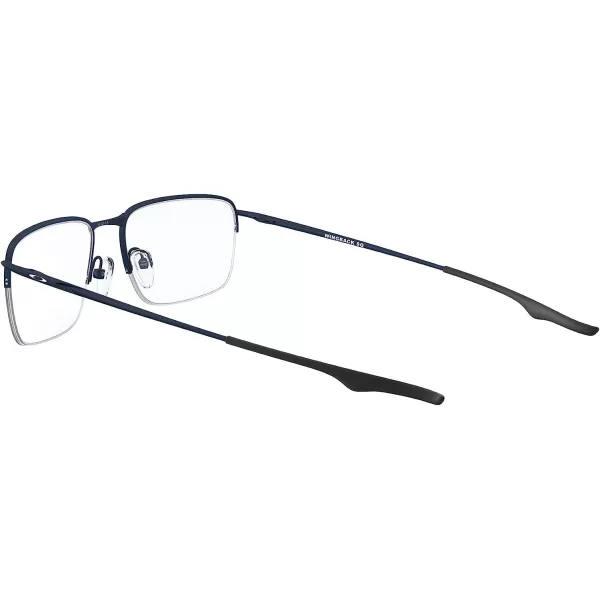 imageOakley Mens Ox5148 Wingback Sq Square Prescription Eyeglass FramesMatte Dark NavyDemo Lens