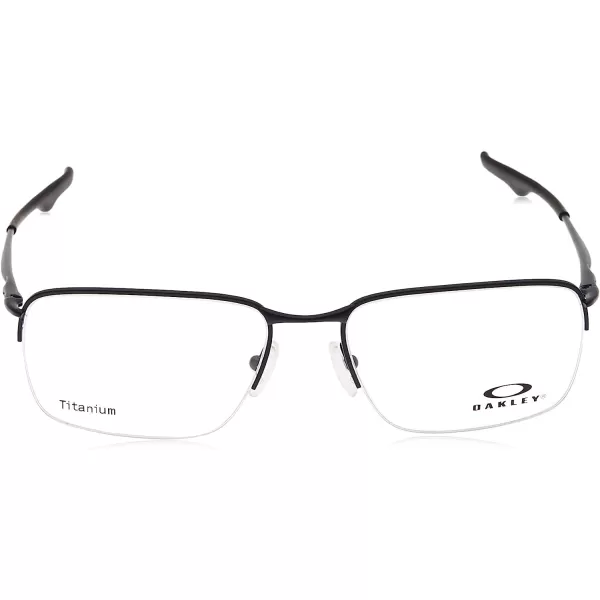 imageOakley Mens Ox5148 Wingback Sq Square Prescription Eyeglass FramesMatte Dark NavyDemo Lens