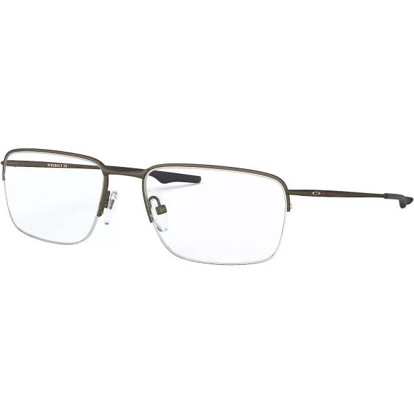 imageOakley Mens Ox5148 Wingback Sq Square Prescription Eyeglass FramesPewterDemo Lens