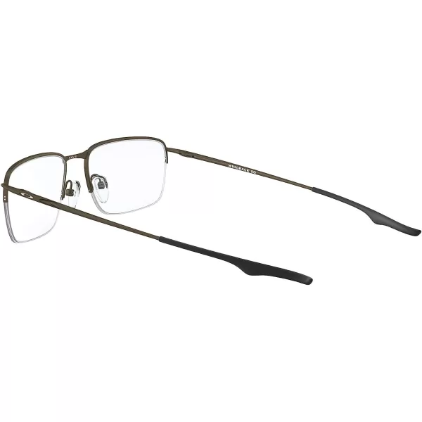 imageOakley Mens Ox5148 Wingback Sq Square Prescription Eyeglass FramesPewterDemo Lens