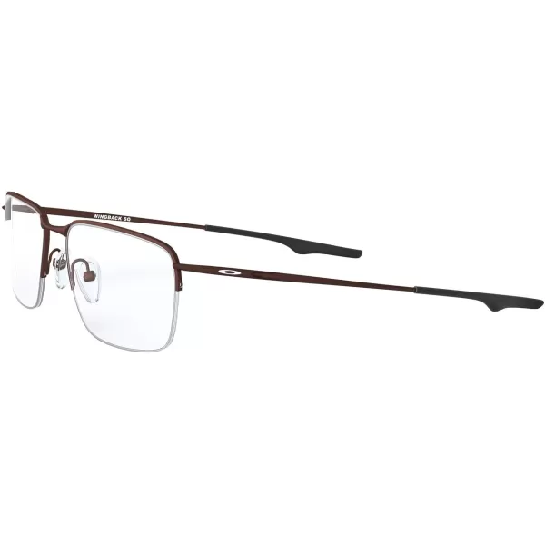 imageOakley Mens Ox5148 Wingback Sq Square Prescription Eyeglass FramesSatin CortenDemo Lens